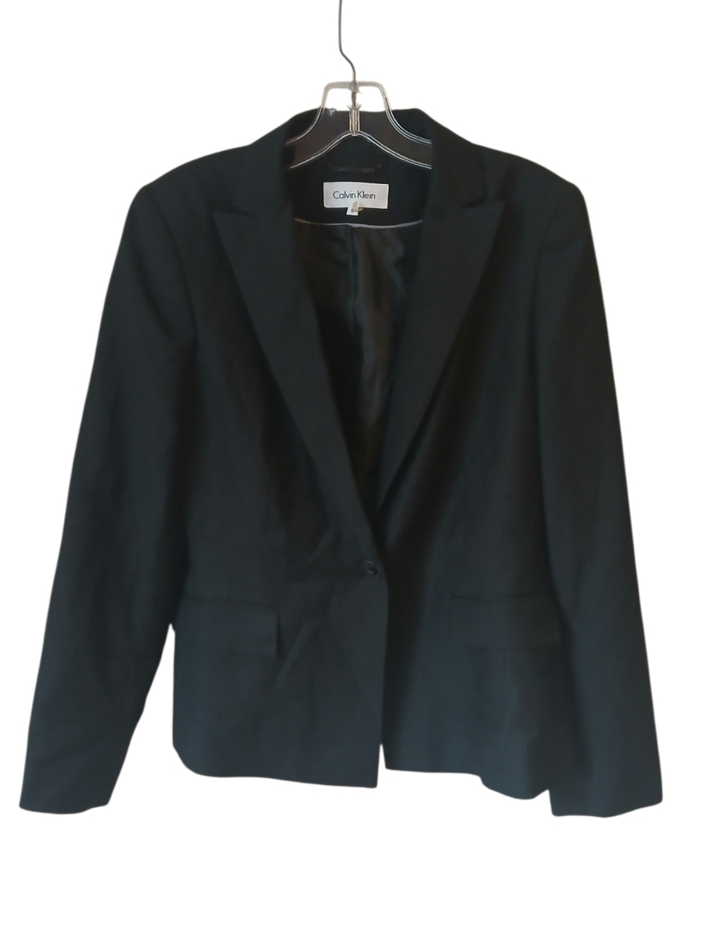 Calvin Klein Black Blazer Size 8